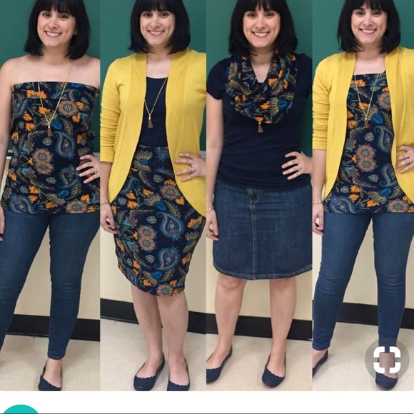 Lularoe Cassie cute paisley print size XS - Picture 6 of 6